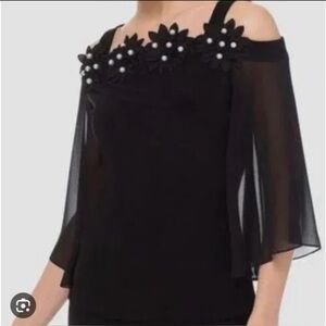 JOSEPH RIBKOFF cold shoulder blouse